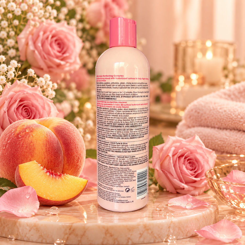 HASK Rose Oil & Peach Color Protection Conditioner 12 oz