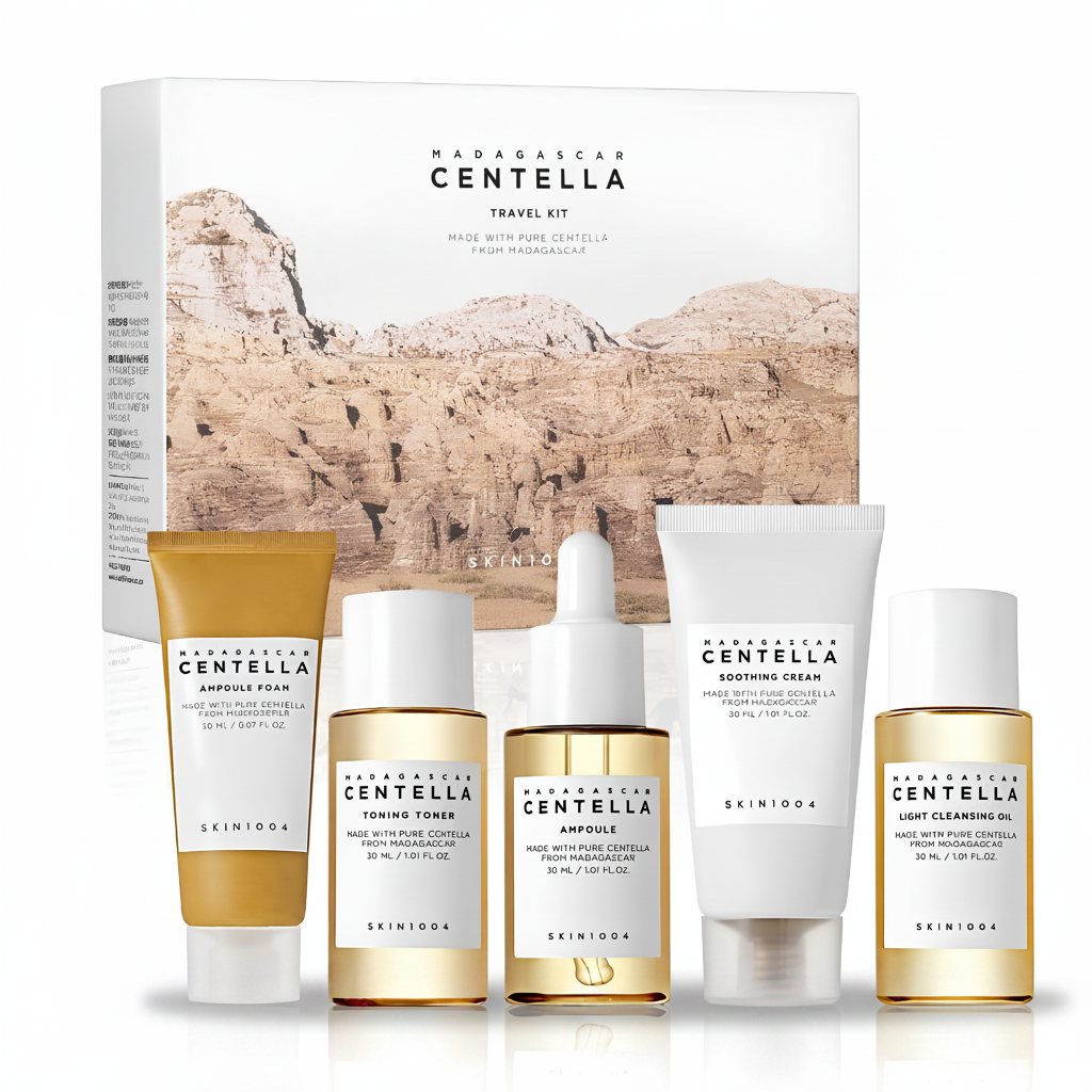 SKIN1004 Madagascar Centella Travel Kit 5pcs – Mini Skincare Set Hero