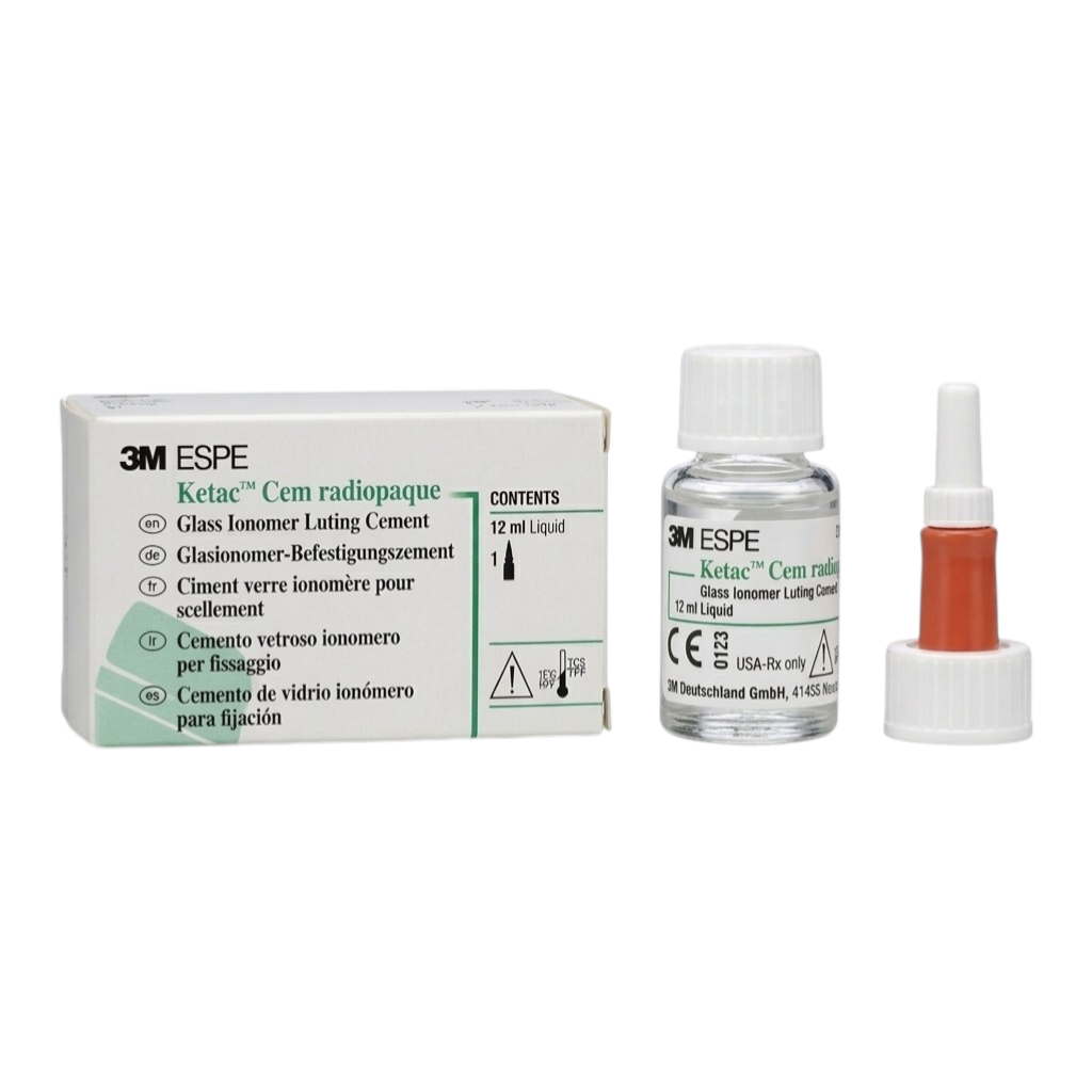 3M ESPE Ketac Cem Glass Ionomer Luting Cement Liquid 12mL – Dental Permanent Cement Hero