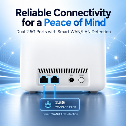 ASUS ZenWiFi BE3600 Dual-Band WiFi 7 Mesh Router 2-Pack 3600 Mbps