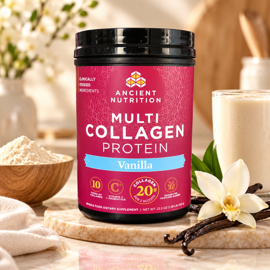 Ancient Nutrition Multi Collagen Protein Vanilla 22.2 oz 60 Servings Dietary Supplement