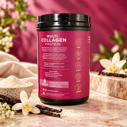 Ancient Nutrition Multi Collagen Protein Vanilla 22.2 oz 60 Servings Dietary Supplement