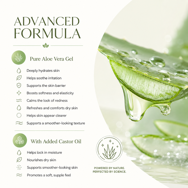 ArtNaturals Aloe Vera Gel Duo Hydrating Set 12oz + 8oz Moisturizing Gel