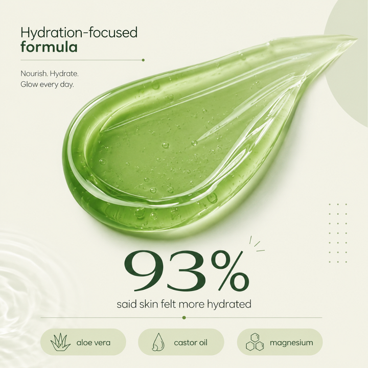 ArtNaturals Aloe Vera Gel Duo Hydrating Set 12oz + 8oz Moisturizing Gel