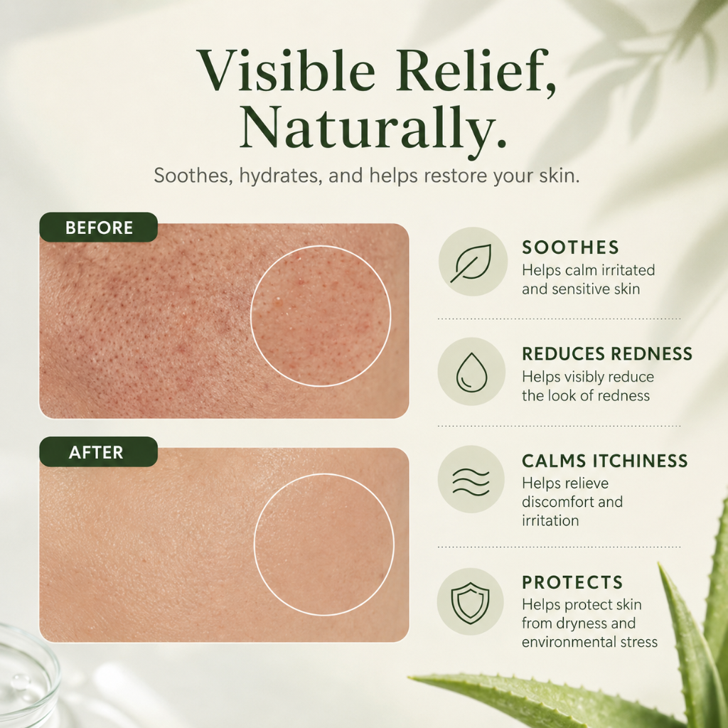 ArtNaturals Aloe Vera Gel Duo Hydrating Set 12oz + 8oz Moisturizing Gel