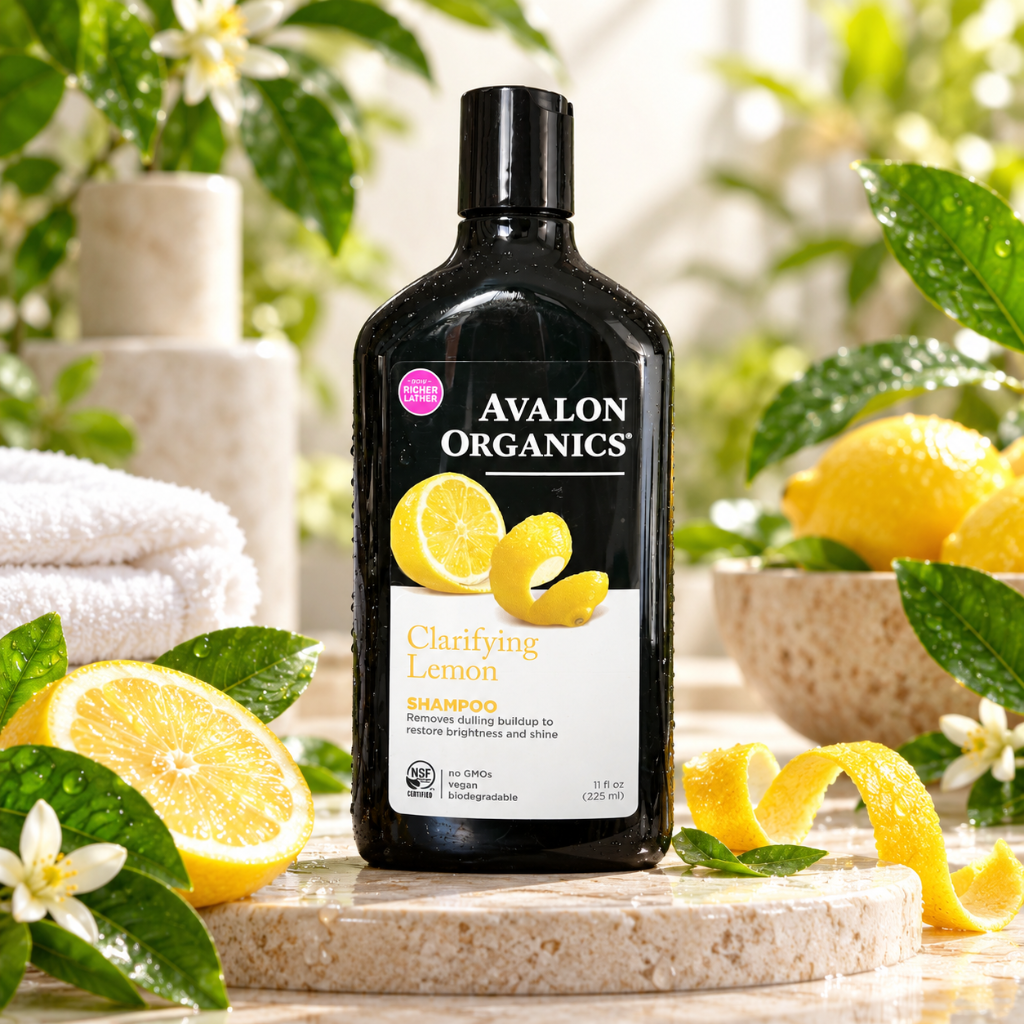 Avalon Organics Clarifying Lemon Shampoo 11 oz – Dull Hair Cleansing