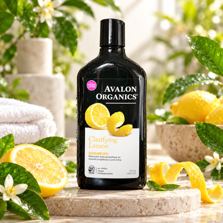 Avalon Organics Clarifying Lemon Shampoo 11 oz – Dull Hair Cleansing