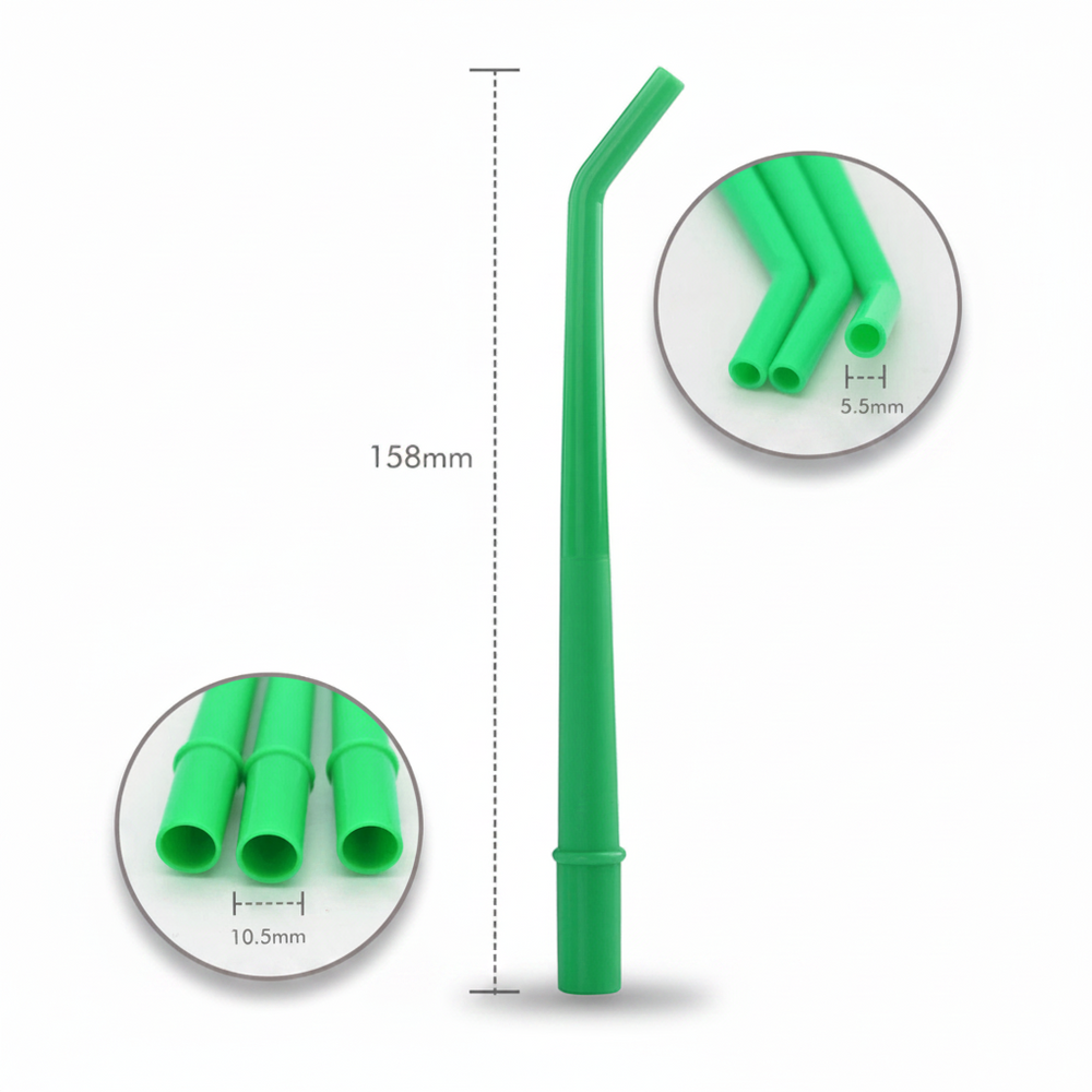 BRITEDENT Aspirator Suction Tips Large Green 