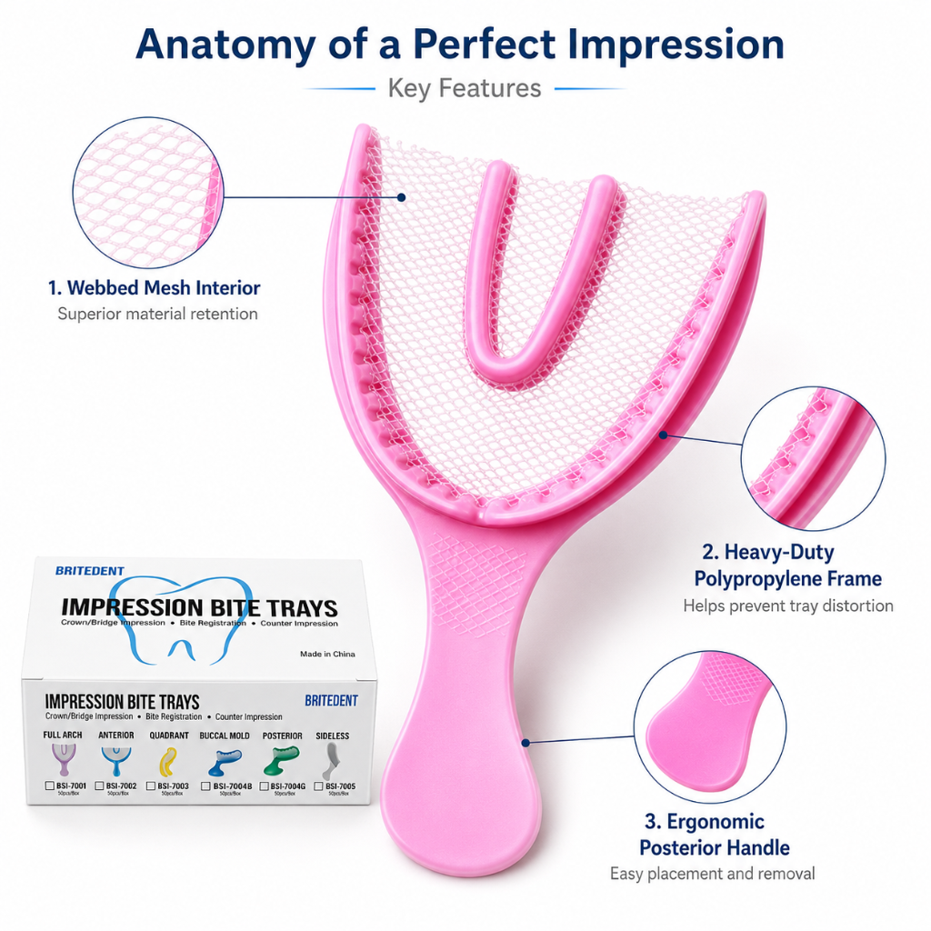 BRITEDENT Bite Registration Trays Disposable Impression Trays
