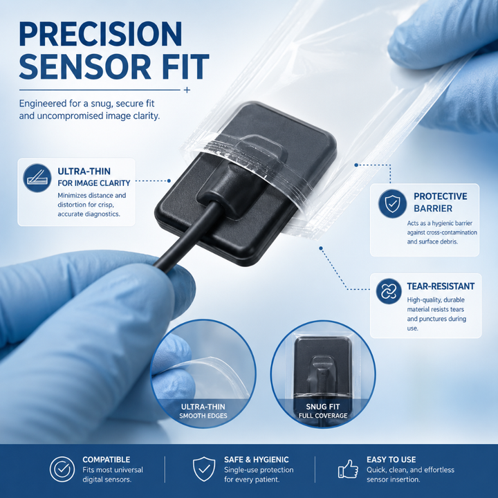 BRITEDENT Digital X-Ray Sensor Sleeves Fit