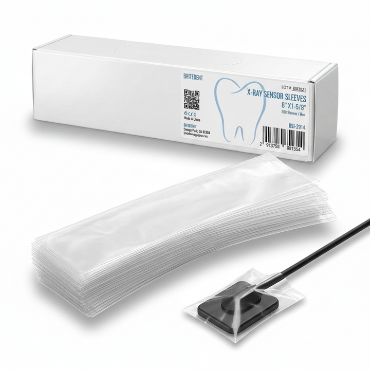 BRITEDENT Digital X-Ray Sensor Sleeves (Size 2) 8 x 1-58 500 Count