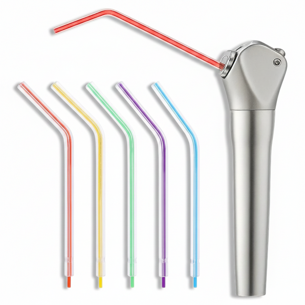BRITEDENT Disposable Air Water Syringe Tips Rainbow Assorted Colors 