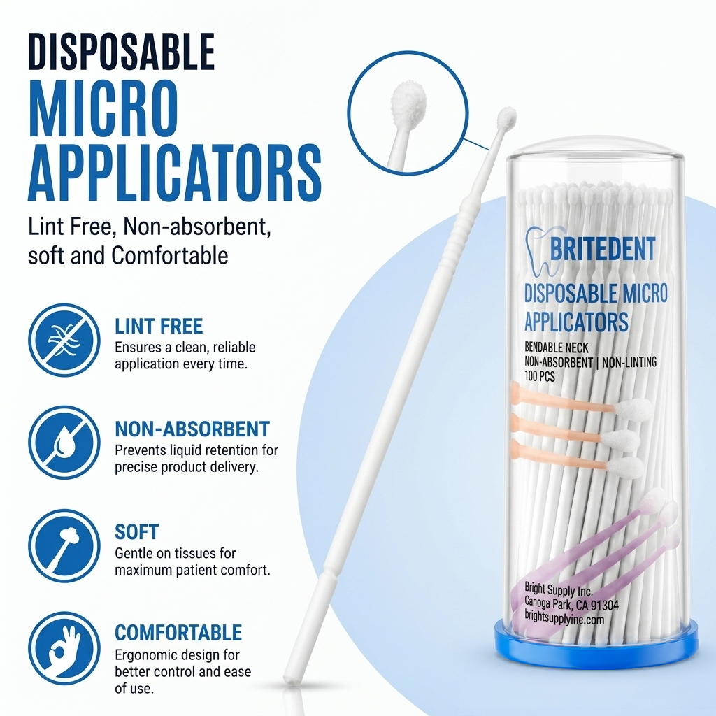 BRITEDENT Disposable Micro Applicators Disposable