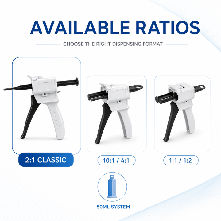 BRITEDENT Impression Mixing Dispenser Gun Ratios