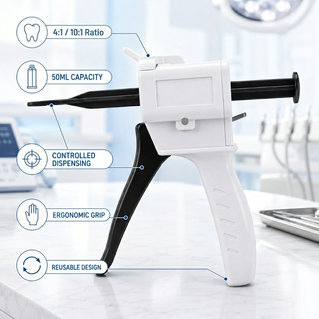 BRITEDENT Impression Mixing Dispenser Gun 4:1