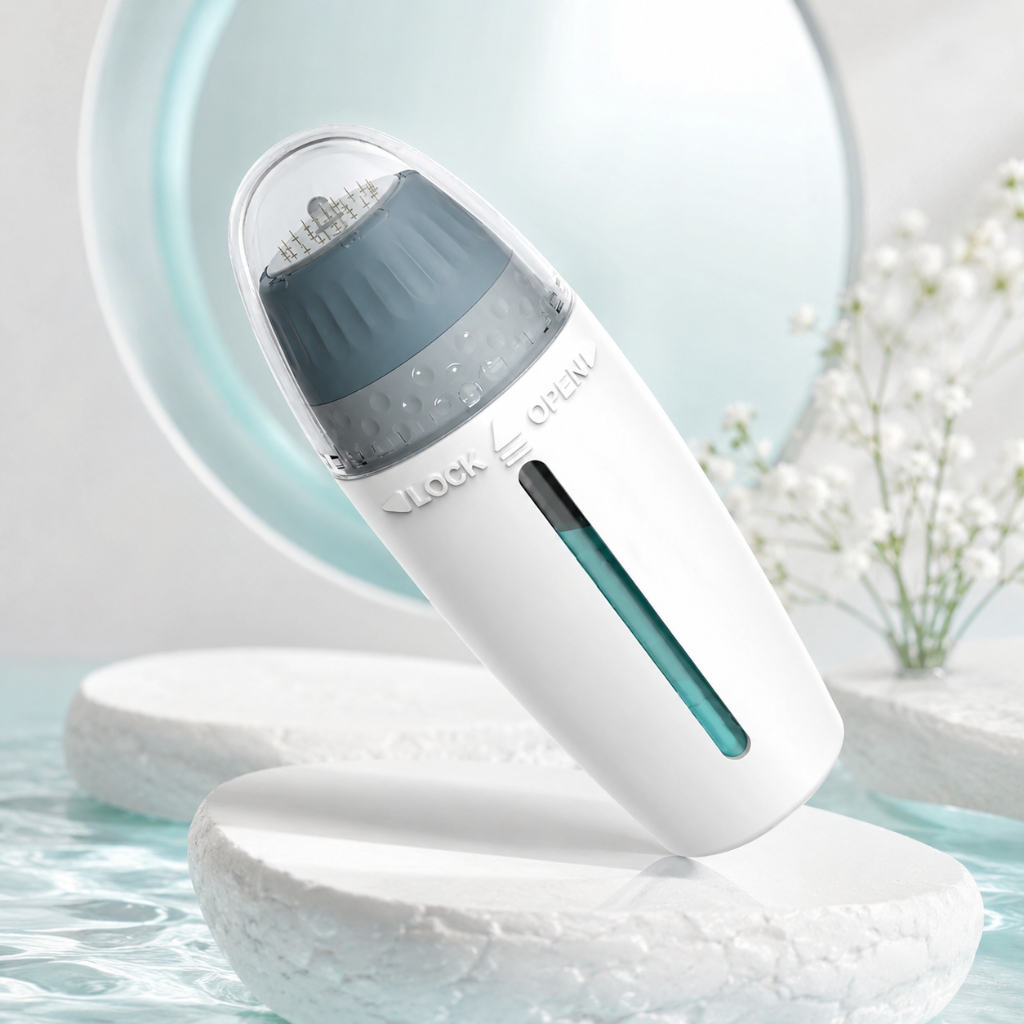 Bio Needle H24 Derma Stamp Adjustable 24 Titanium Derma Tool Anti-Aging Acne Facial Recovery