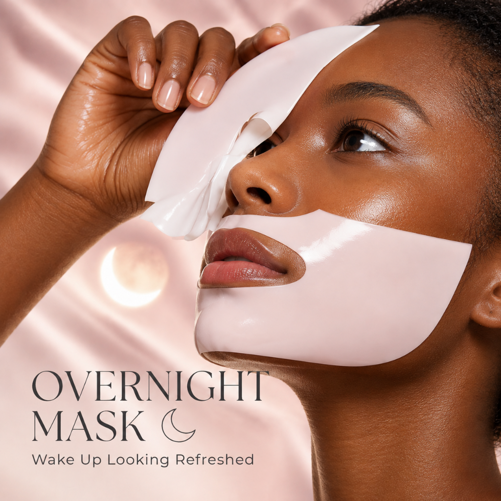 Lakerain Bio Collagen Deep Mask Hydrating Overnight Hydrogel Face Mask 4 Pack