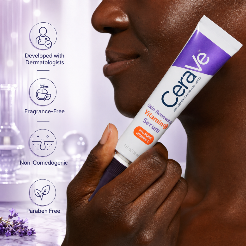 CeraVe Skin Renewing Vitamin C Serum 10% Pure Vitamin C 1oz Brightening