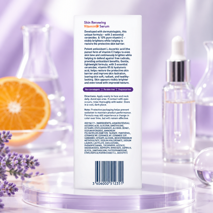 CeraVe Skin Renewing Vitamin C Serum 10% Pure Vitamin C 1oz Brightening