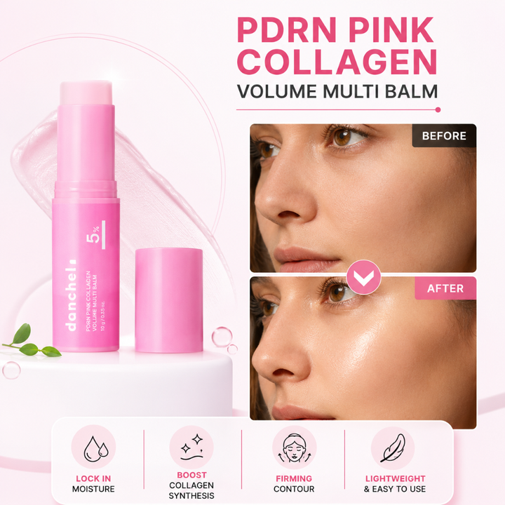 Danchel PDRN Pink Collagen Volume Multi Balm 5% Peptide &amp; Hyaluronic Acid 10g