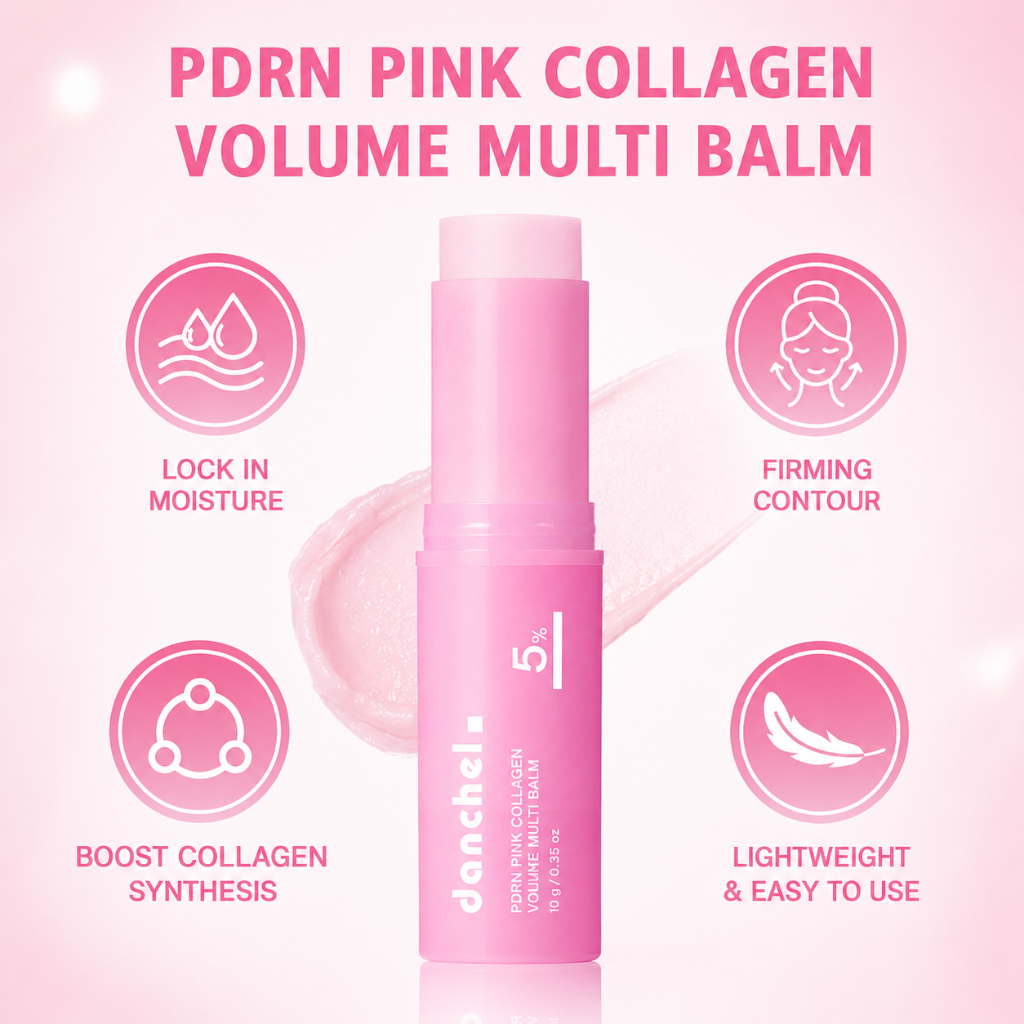 Danchel PDRN Pink Collagen Volume Multi Balm 5% Peptide &amp; Hyaluronic Acid 10g