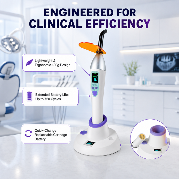 Dentmate LEDEX WL-090 LED Curing Light Cordless Light