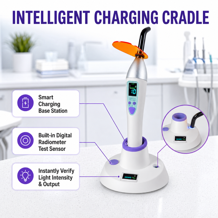 Dentmate LEDEX WL-090 LED Curing Light Cordless Intelligent