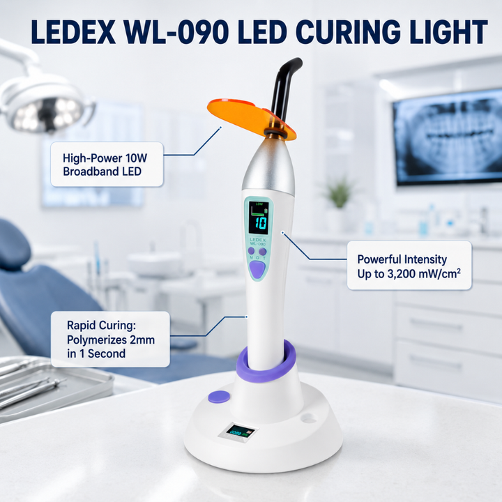 Dentmate LEDEX WL-090 LED Curing Light Cordless Info