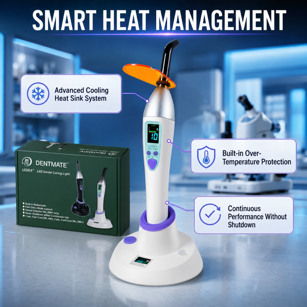 Dentmate LEDEX WL-090 LED Curing Light Cordless Smart