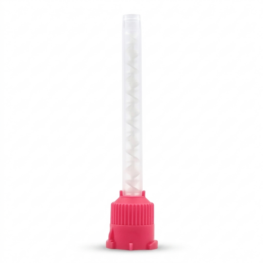 Disposable Pink HP Impression Mixing Tips Medium 85mm 