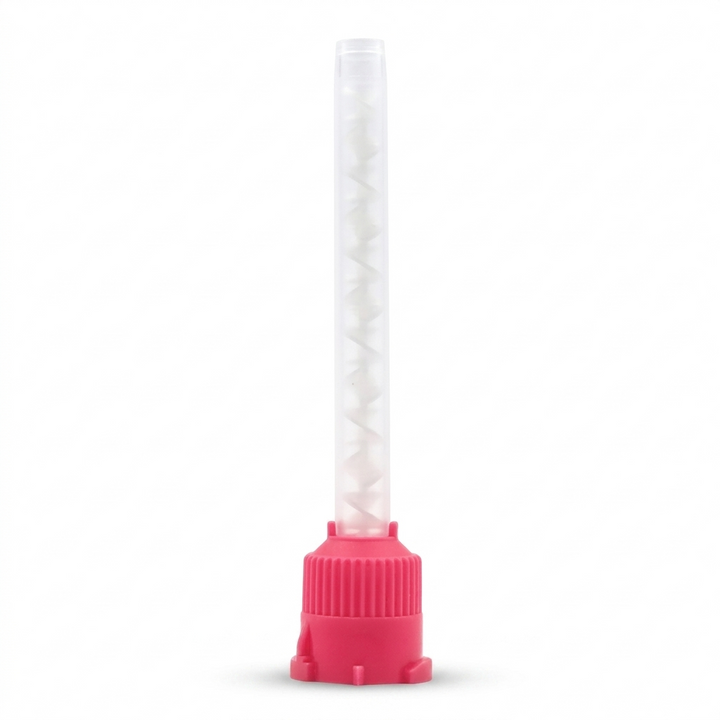 Disposable Pink HP Impression Mixing Tips Medium 85mm 