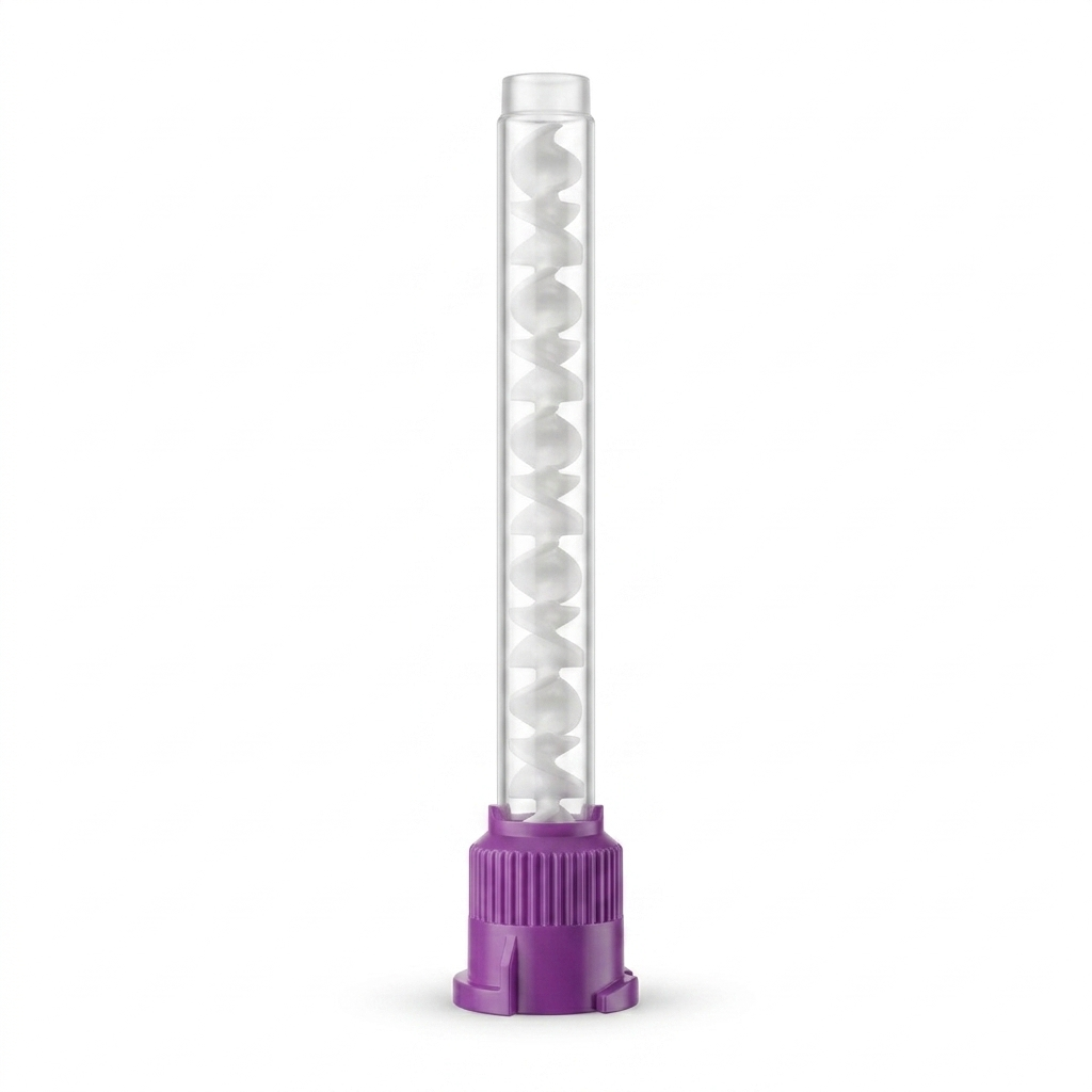 Disposable Purple HP Mixing Tips Extra Large Long 9cm