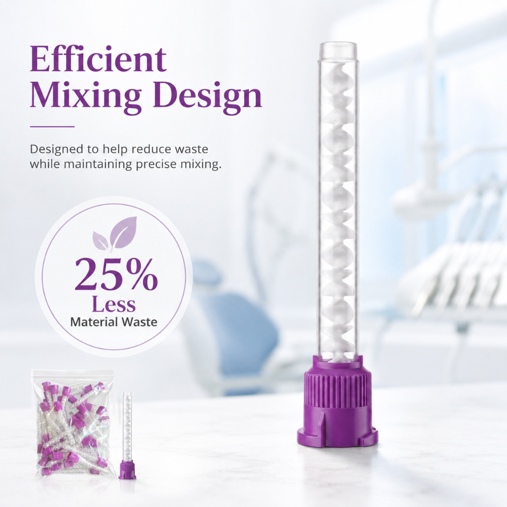 Disposable Purple HP Mixing Tips Extra Large Long 9cm 48 Pack Effective