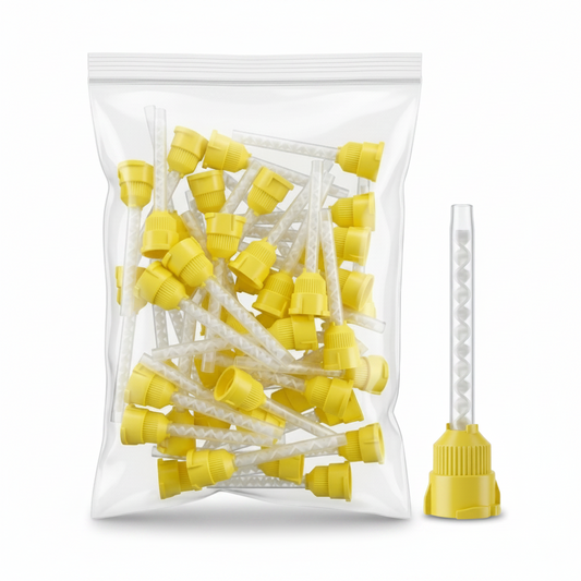 Disposable Yellow HP Mixing Tips Small 4.2mm 48 Pack Hero