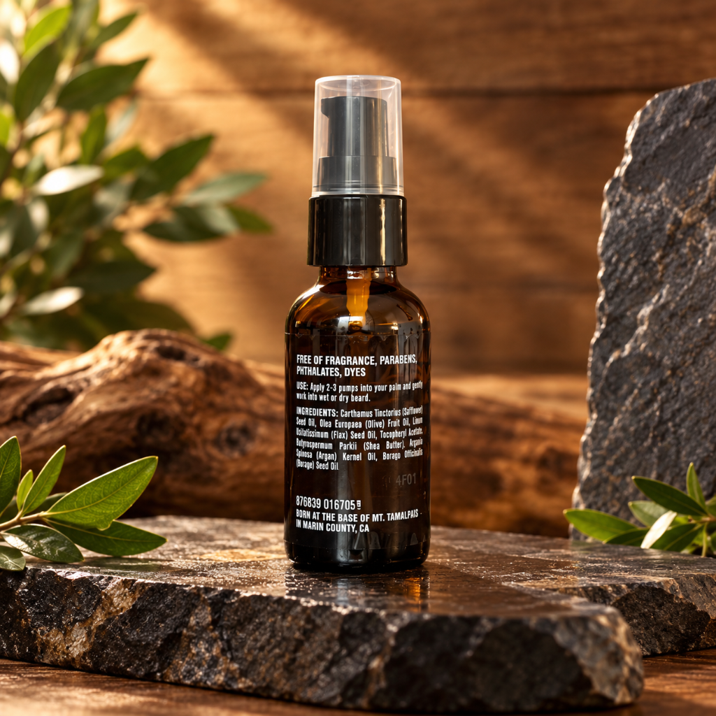 Every Man Jack Unscented Beard Oil Argan Oil Vitamin E 1 fl oz 30 mL