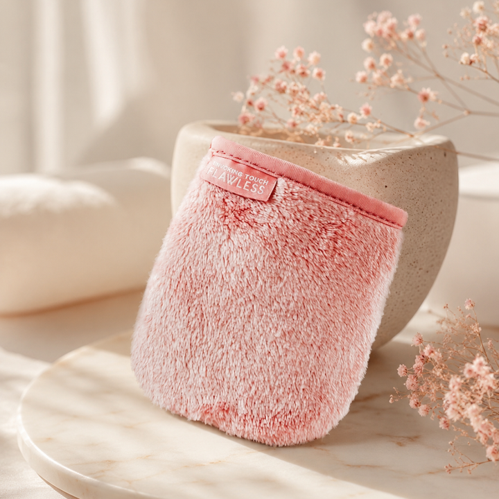 Finishing Touch Flawless Pure Clean Makeup Removal Mitts 7 Day Facial Cleansing