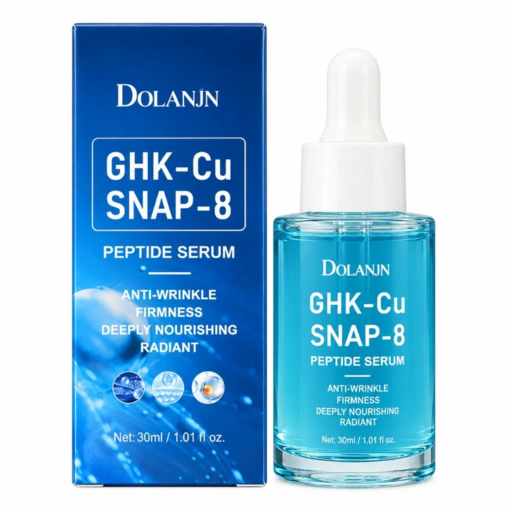 GHK-Cu SNAP-8 Peptide Serum – Copper Peptide Hydrating Face Serum 30 mL