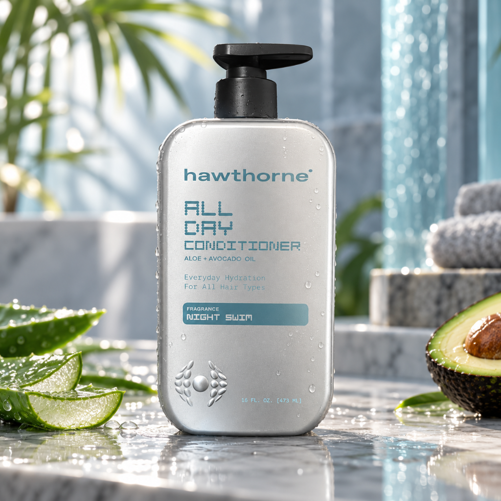 Hawthorne All Day Conditioner Aloe & Avocado Oil Night Swim 16 fl oz