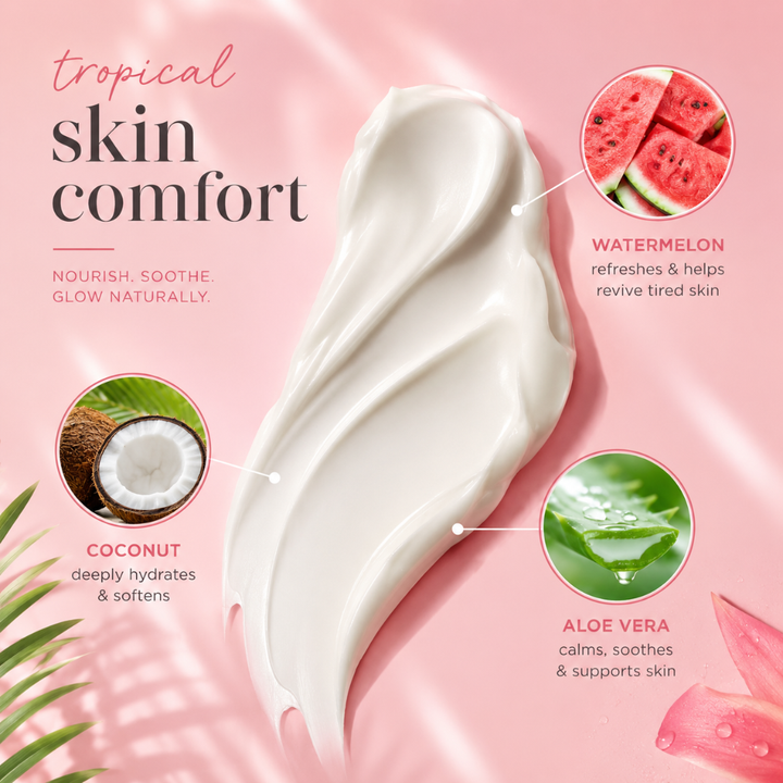 Hempz Fresh Coconut Watermelon Body Moisturizer Lotion 17 fl oz 500ml