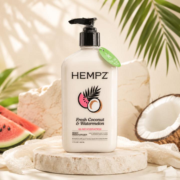 Hempz Fresh Coconut Watermelon Body Moisturizer Lotion 17 fl oz 500ml
