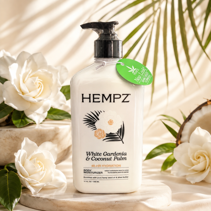 Hempz White Gardenia &amp; Coconut Palm Herbal Body Lotion 17oz 500ml