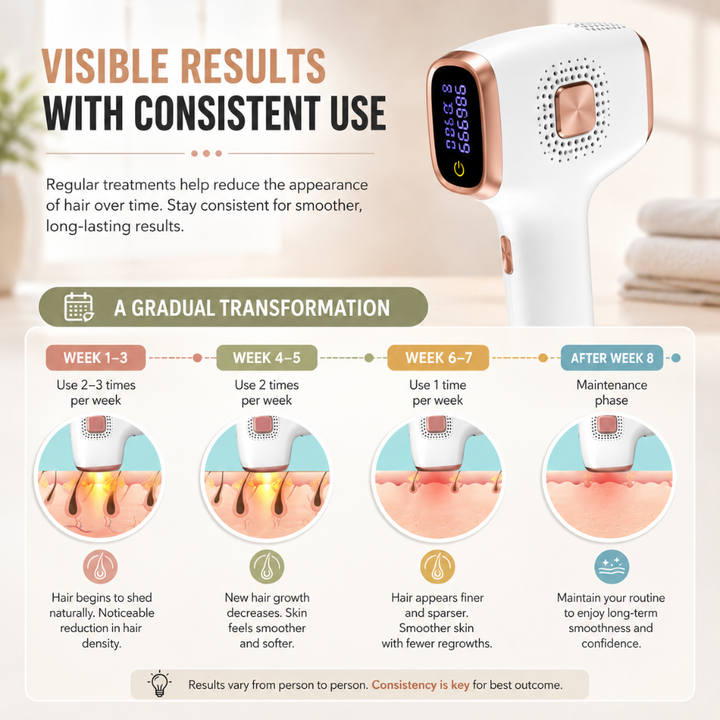 Ice Cooling 3 in 1 IPL Hair Removal Device 9 Levels 999999 Light Flashes 36W
