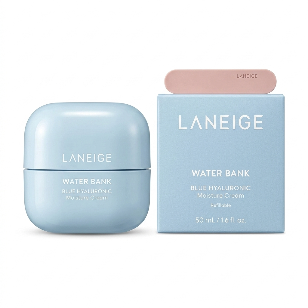 LANEIGE Water Bank Blue Hyaluronic Cream Moisturizer 50ml – Deep Hydration Cream Hro