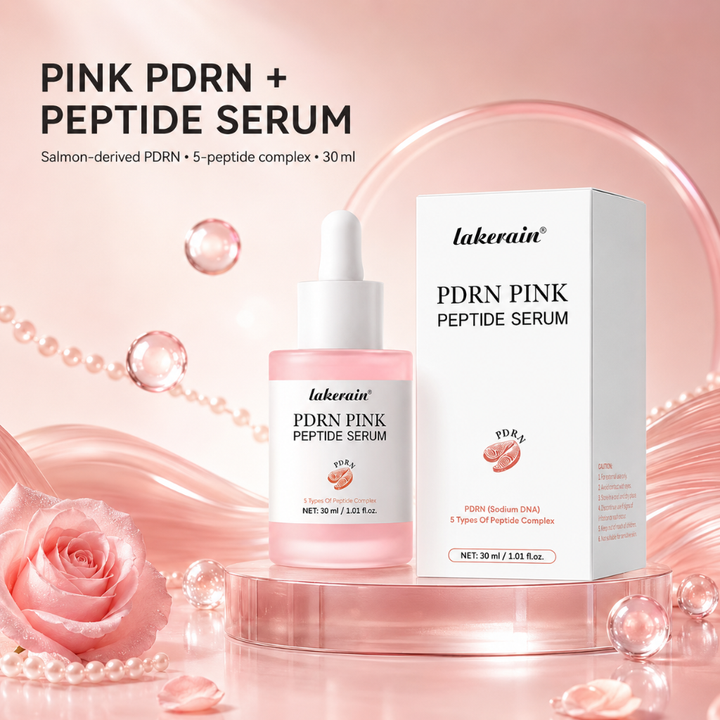 Lakerain PDRN Pink Serum 5 Peptide Complex Niacinamide Hyaluronic Acid 30ml