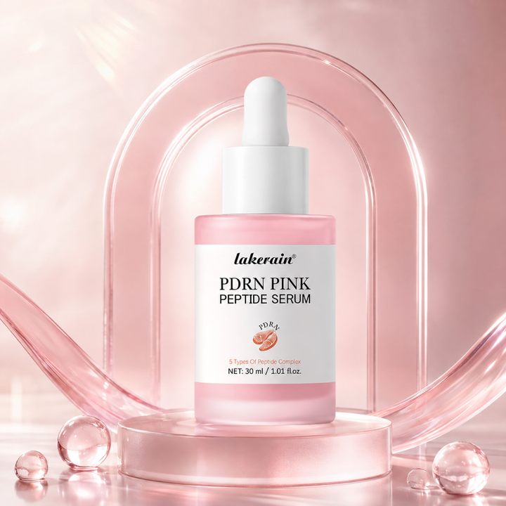 Lakerain PDRN Pink Serum 5 Peptide Complex Niacinamide Hyaluronic Acid 30ml