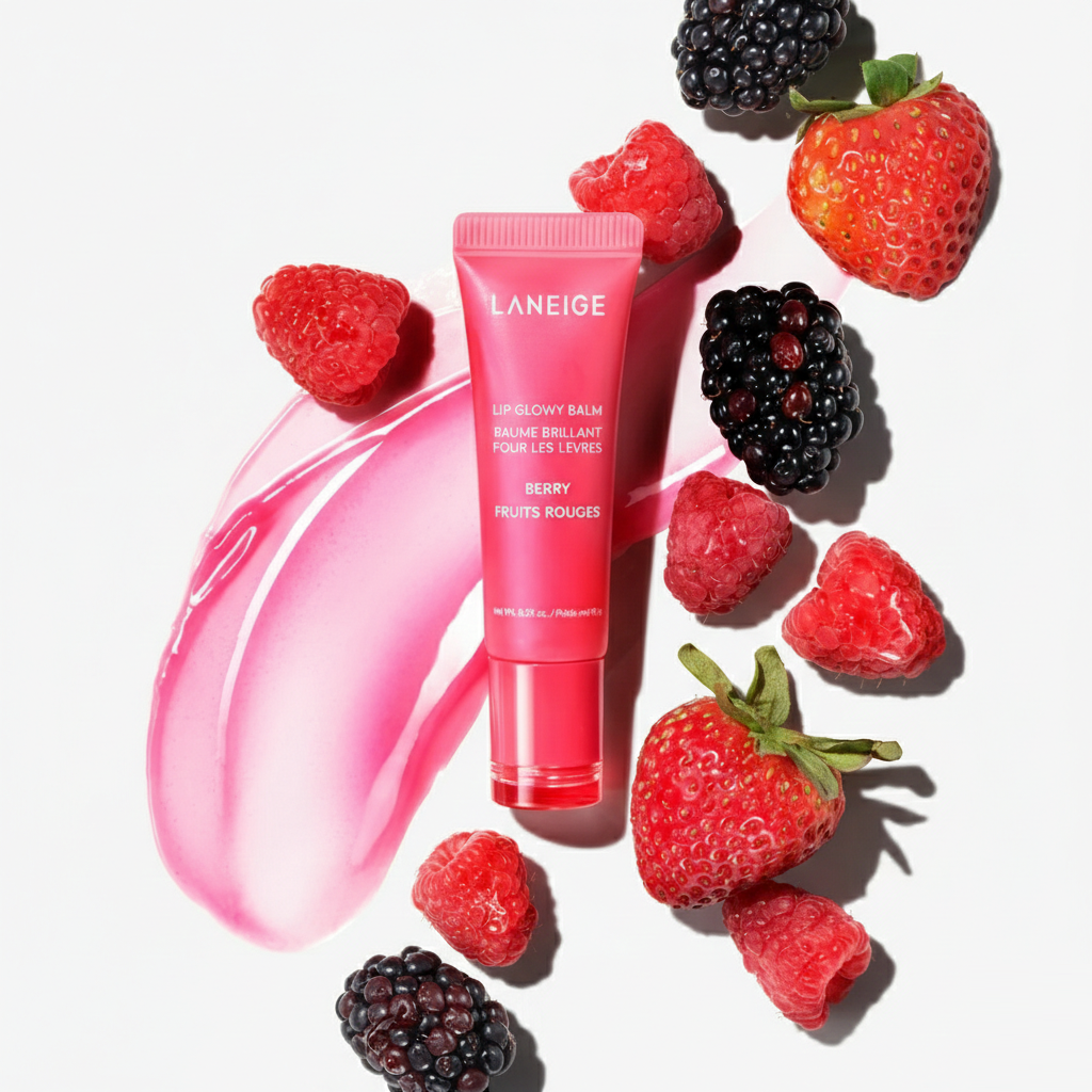LANEIGE Lip Glowy Balm Berry – Moisturizing Sheer Lip Balm 10g Berries