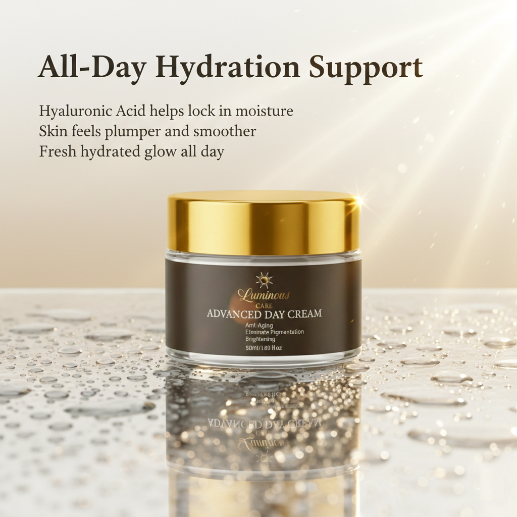 Luminous Care Advanced Anti-Aging Day Cream 50mL – Brightening &amp; Hydrating Moisturizer All Day Hydration