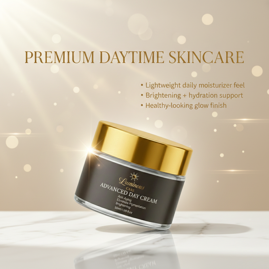 Luminous Care Advanced Anti-Aging Day Cream 50mL – Brightening & Hydrating Moisturizer Premium Confidence 