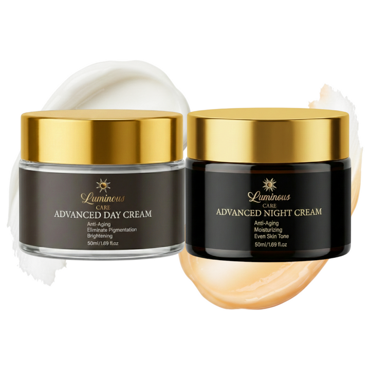 Luminous Care Advanced Anti-Aging Day &amp; Night Cream Set 2×50mL – Hydrating Firming Moisturizer for Wrinkles Hero