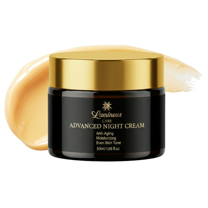 Luminous Care Advanced Anti-Aging Night Cream 50mL – Retinol, Vitamin C & Antioxidant Moisturizer Hero